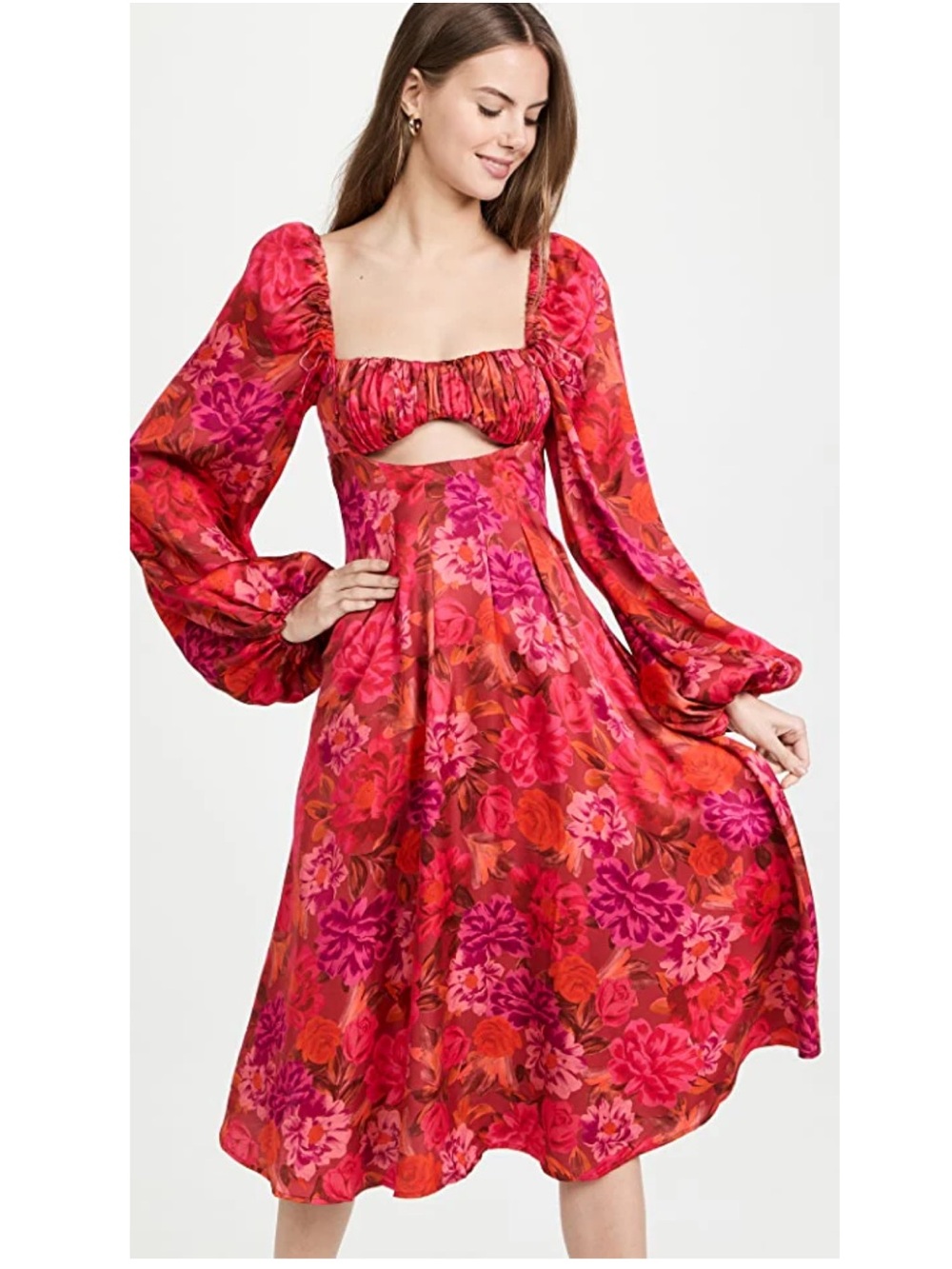 For Love and Lemons Nikki Midi Dress